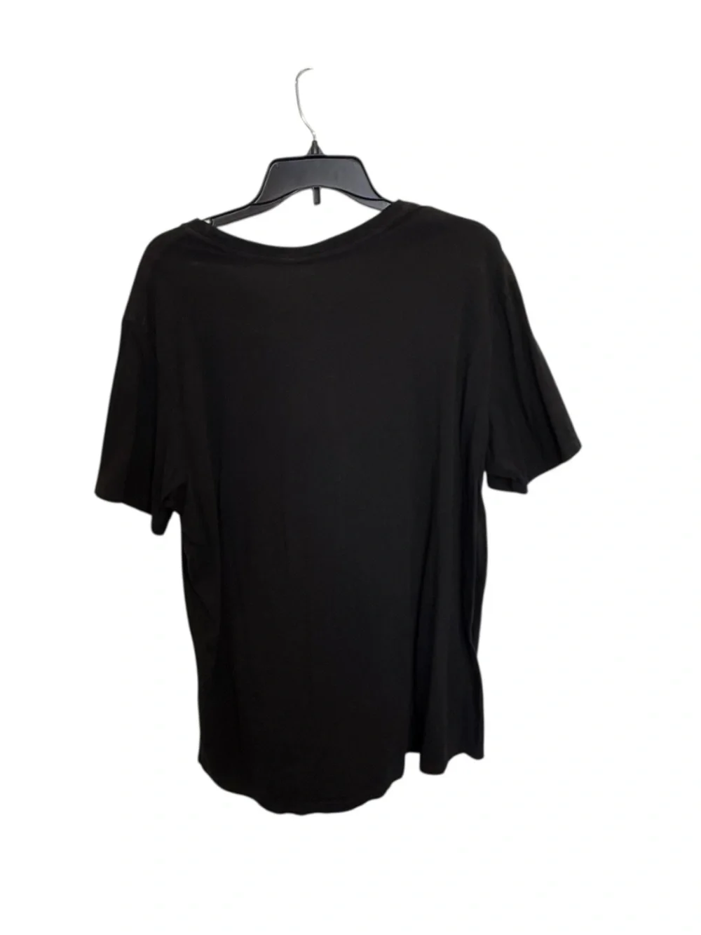 True Religion Black Tee with White Arch Logo 2XL
